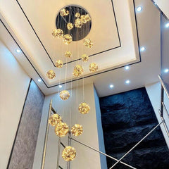 Gypsophila Stairs LED Chandelier