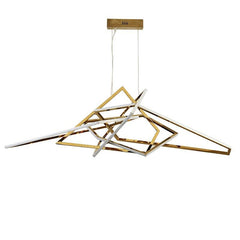 Stainless Steel Geometric Chandelier