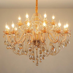 Luxury Villa LED Crystal Candle Chandelier - Galastellar