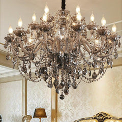 Luxury Villa LED Crystal Candle Chandelier - Galastellar