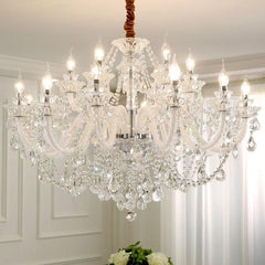 Luxury Villa LED Crystal Candle Chandelier - Galastellar