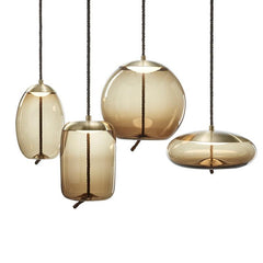 Minimalist Nordic Art Glass LED Pendant Lamps - Galastellar