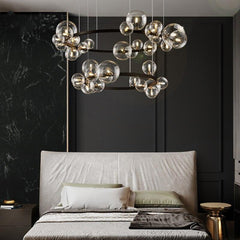 Modern Glass Bubble Ceiling Chandeliers - Galastellar