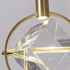 Modern Minimalist Crystal Pendant Lamp - Galastellar