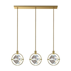 Modern Minimalist Crystal Pendant Lamp - Galastellar