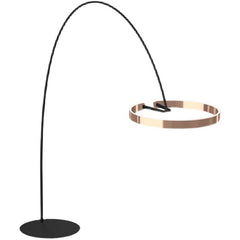 Modern Minimalist Round LED Floor Lamp - Galastellar