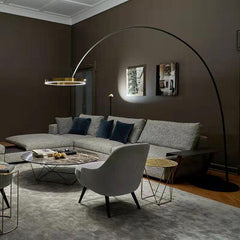 Modern Minimalist Round LED Floor Lamp - Galastellar