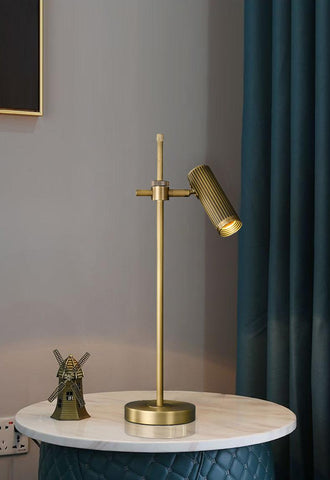 Modern Retro Copper LED Table Lamps - Galastellar
