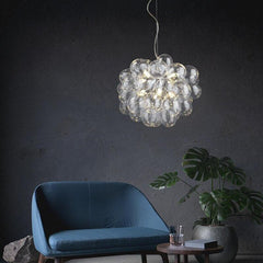 Modern Simple LED Glass Bubble Chandelier - Galastellar