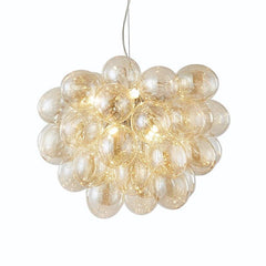 Modern Simple LED Glass Bubble Chandelier - Galastellar