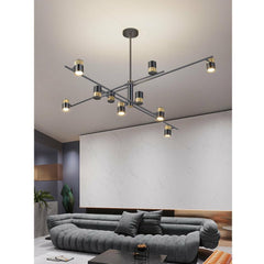 Nordic LED Iron Spot Chandelier - Galastellar