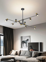 Nordic LED Iron Spot Chandelier - Galastellar