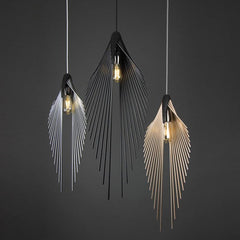 Retro Iron Bird's wing Pendant Light - Galastellar