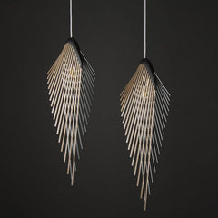 Retro Iron Bird's wing Pendant Light - Galastellar