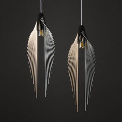 Retro Iron Bird's wing Pendant Light - Galastellar